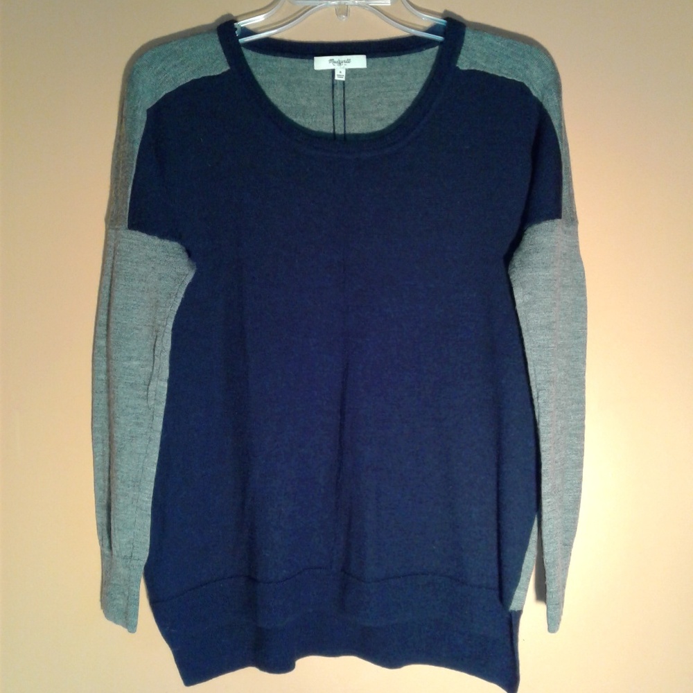 Madewell Long Sleeved Merino Wool Pullover Sweater